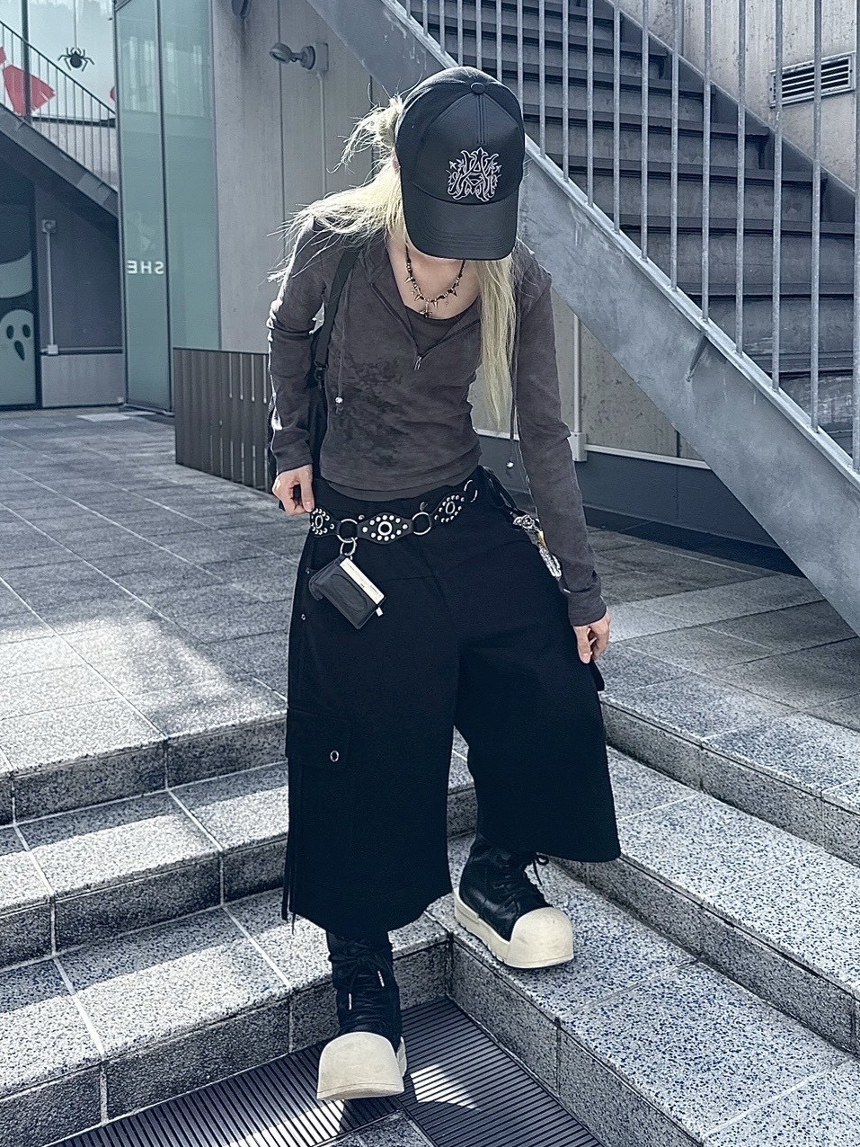 nmtc+】layered half zip hoodie / 【エヌエムティーシープラス