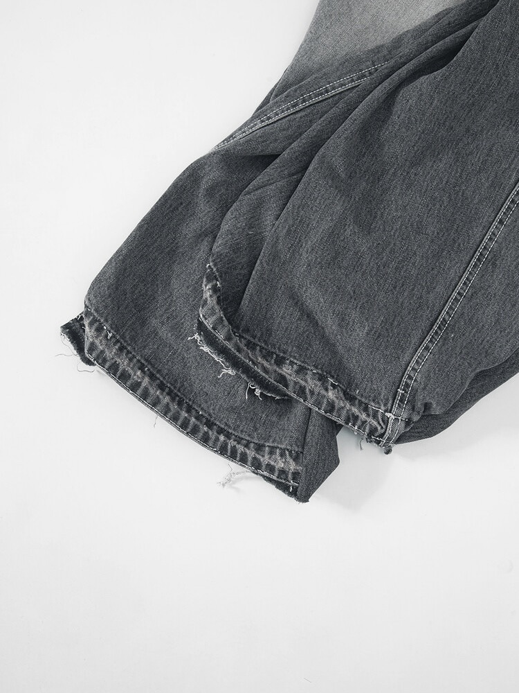 【SURGERY】surgery double folding over wide baggy jeans ver.2 / 【サージェリー】サージェリーダブルフォールディングオーバーワイドバギージーンズ バージョン.2