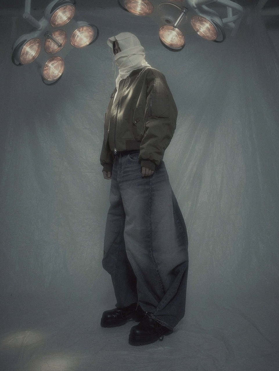 【SURGERY】surgery double folding over wide baggy jeans ver.2 / 【サージェリー】サージェリーダブルフォールディングオーバーワイドバギージーンズ バージョン.2