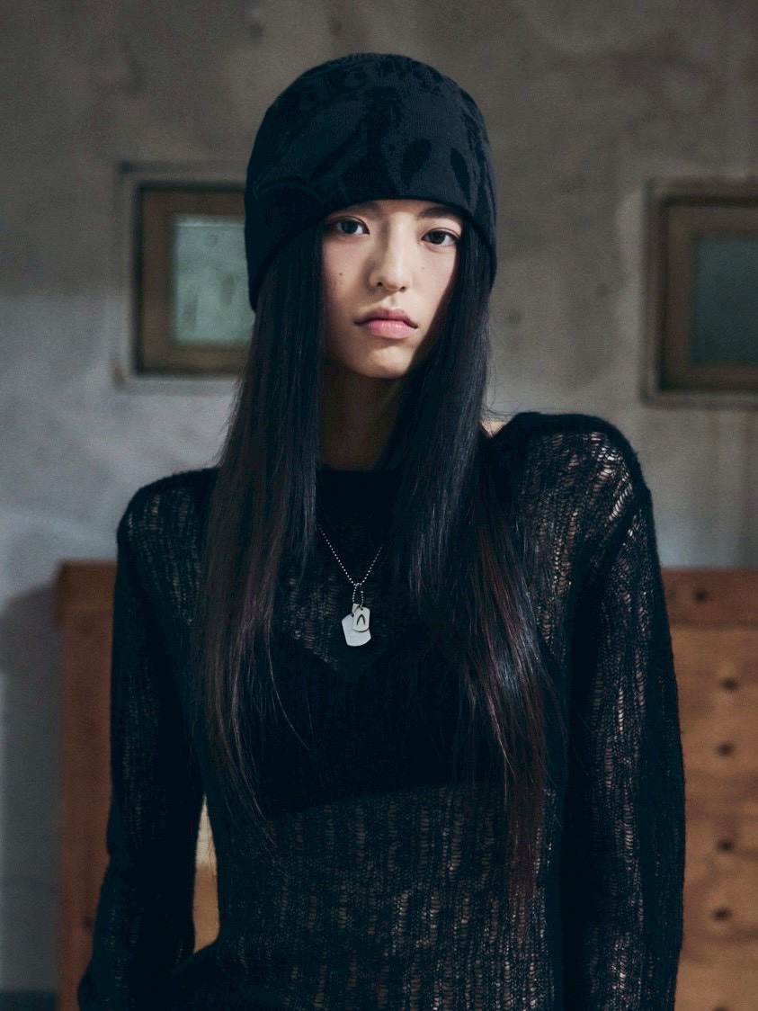 AAKAM】Vintage Graphic Jacquard Beanie | OUR BRAND,AAKAM