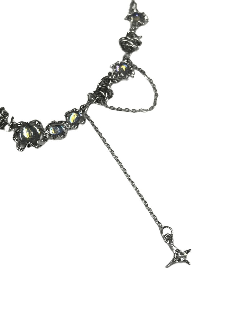 受注制【Never mind the XU】stone design necklace / 【ネバー