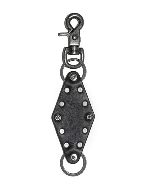【AAKAM】Studded Leather Keyring★韓国人気★追跡付 AAKAM】Studded Leather Keyring (Diamond) | OUR BRAND,AAKAM
