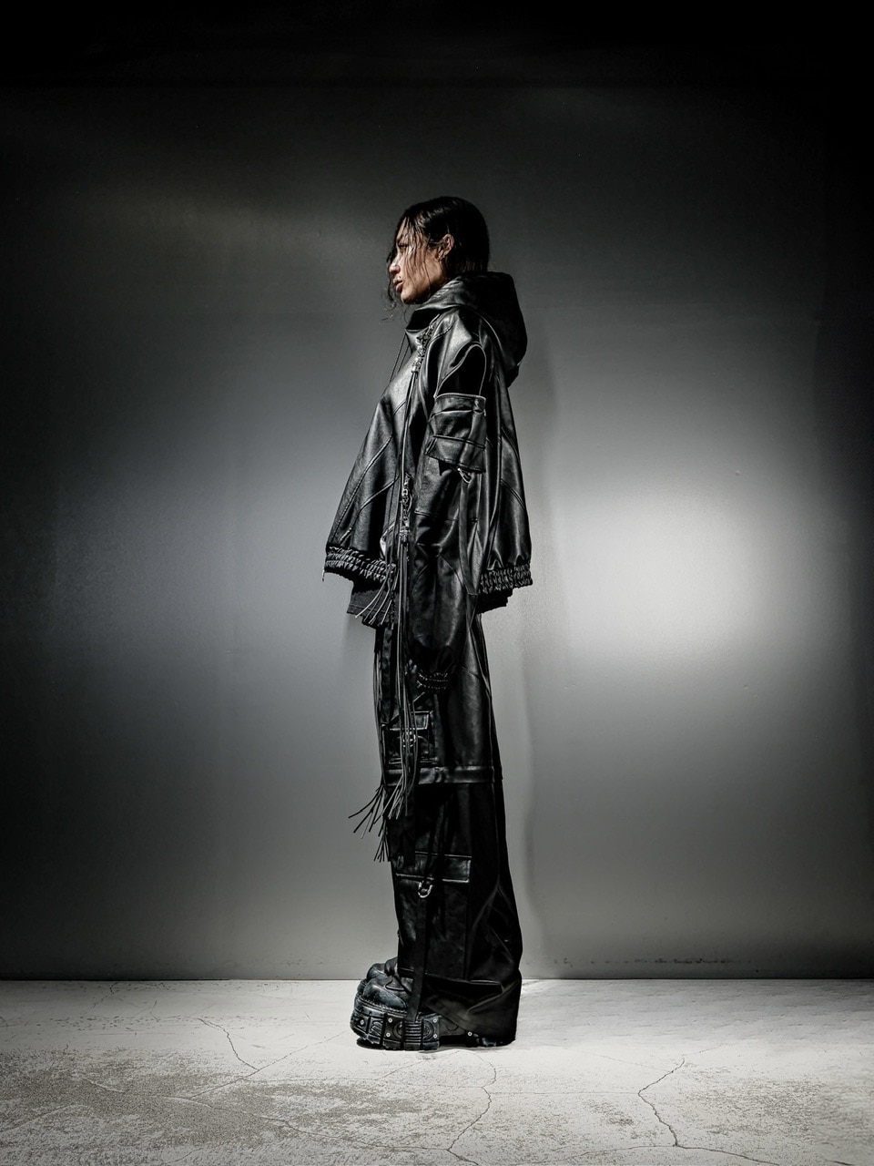 DIG YOUR OWN GRAVE】2WAY COATING CARGO PANTS（カーゴパンツ