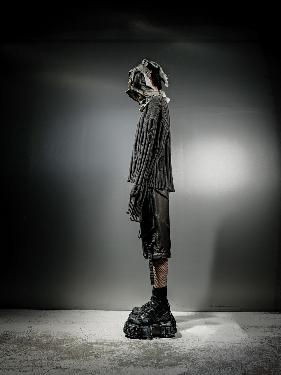 パンツ DIG YOUR OWN GRAVE 2WAY 2/20 20:00発売【DIG YOUR OWN GRAVE】2WAY LEATHER CARGO PANTS