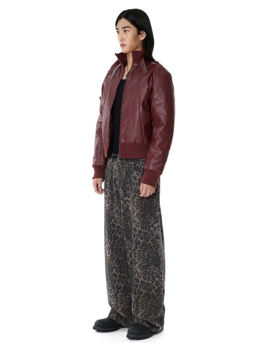 【AAKAM】Leopard Pattern Cotton Pants ★韓国人気★ 追跡付 AAKAM】Leopard Pattern Cotton Pants | OUR BRAND,AAKAM