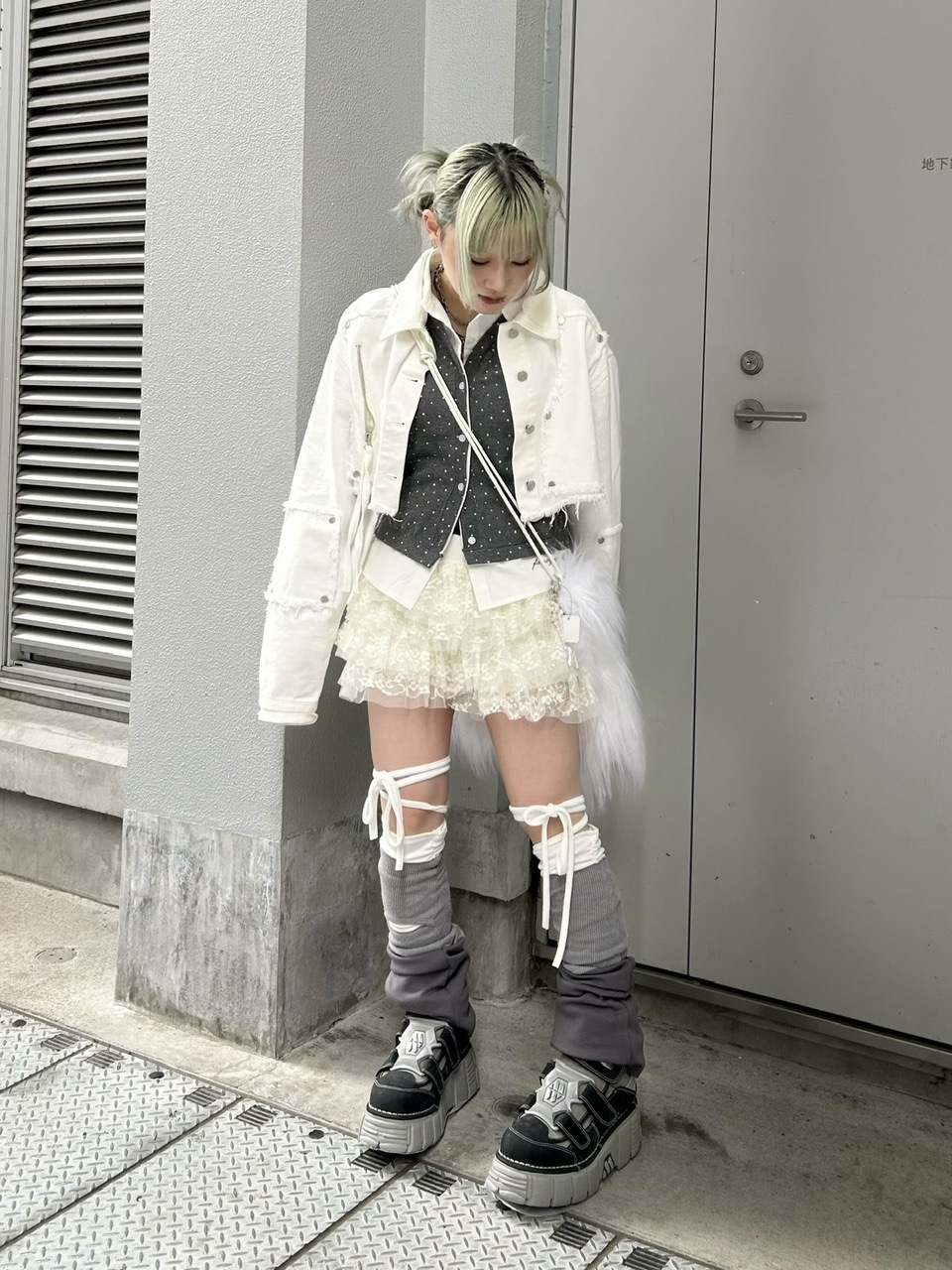 受注制【Never mind the XU】cancan lace mini skirt (2color 受注制【Never mind the XU】cancan lace mini skirt (2color