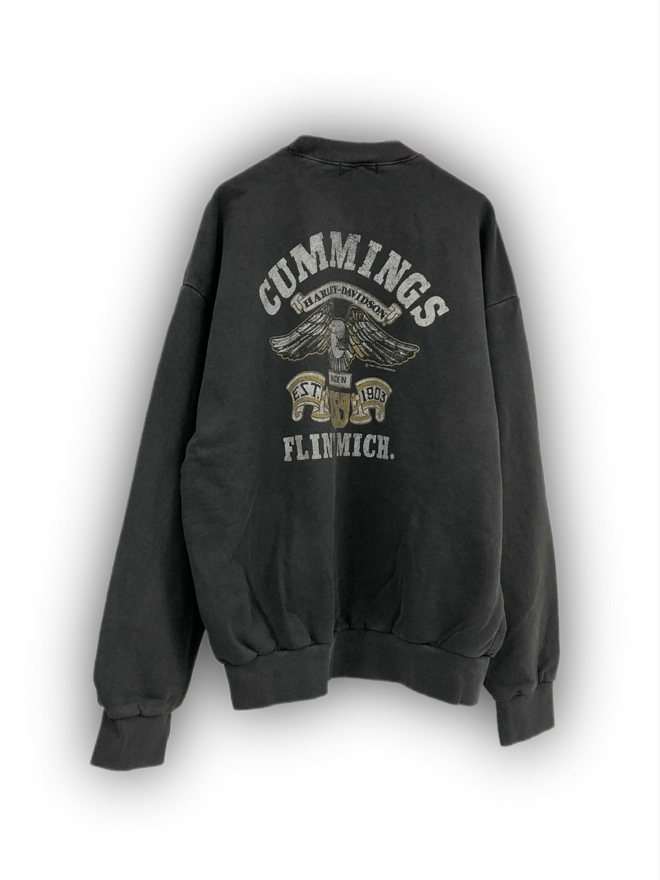 トップス xu dog reverse design sweat shirt black xu dog reverse design sweat shirt black