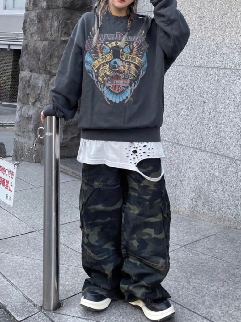 受注制【Never mind the XU】Harley-Davidson sweat shirt | OUR BRAND