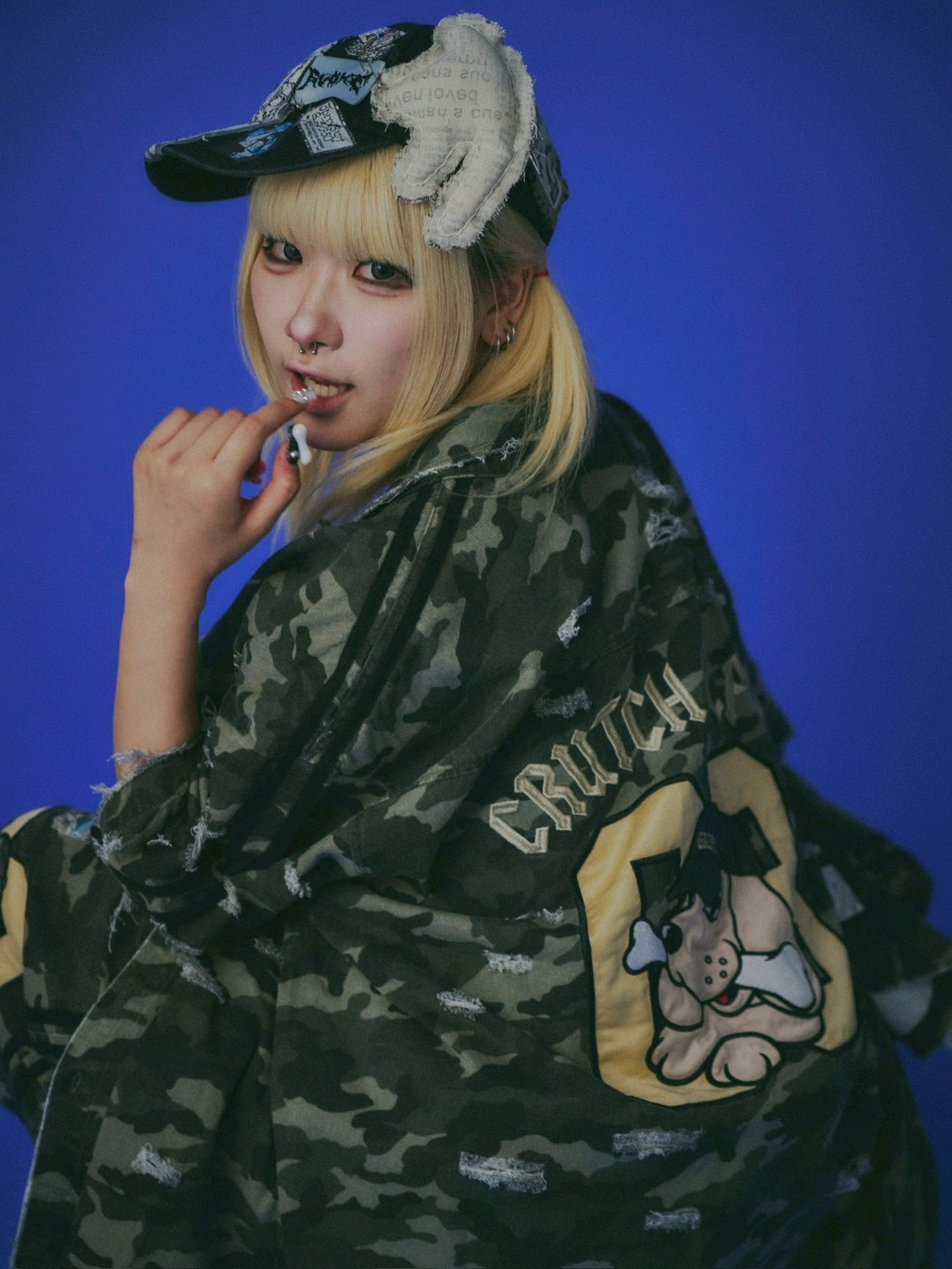 GALFY】カモフラかも？ボロボロシャツ | OUR BRAND,GALFY | PRESSING