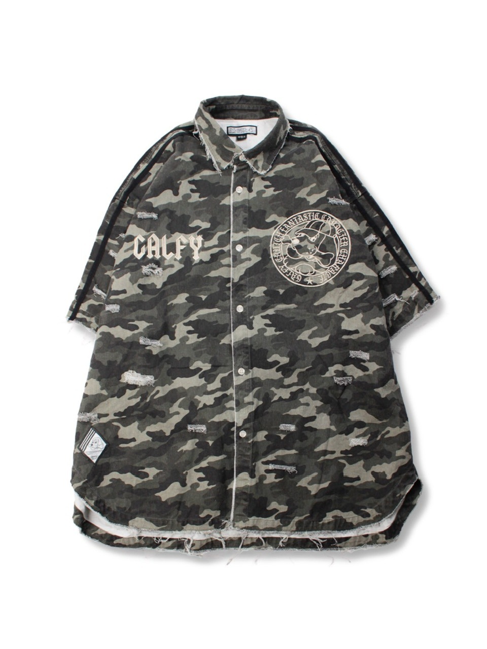 GALFY】カモフラかも？ボロボロシャツ | OUR BRAND,GALFY | PRESSING