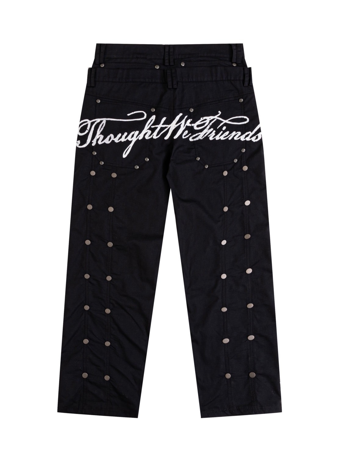 【Thought We Friends】Gideon Baggy Denims with Embroidery & Studs