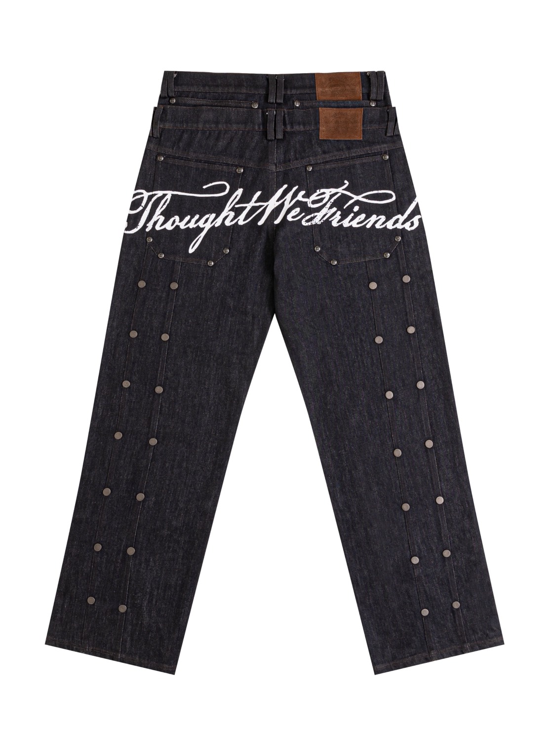 【Thought We Friends】Gideon Baggy Denims with Embroidery & Studs