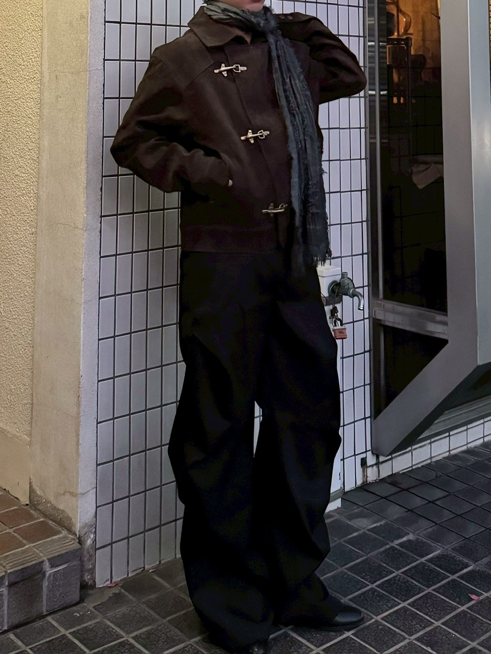 受注制【RENOL】fireman suede jacket (2color)