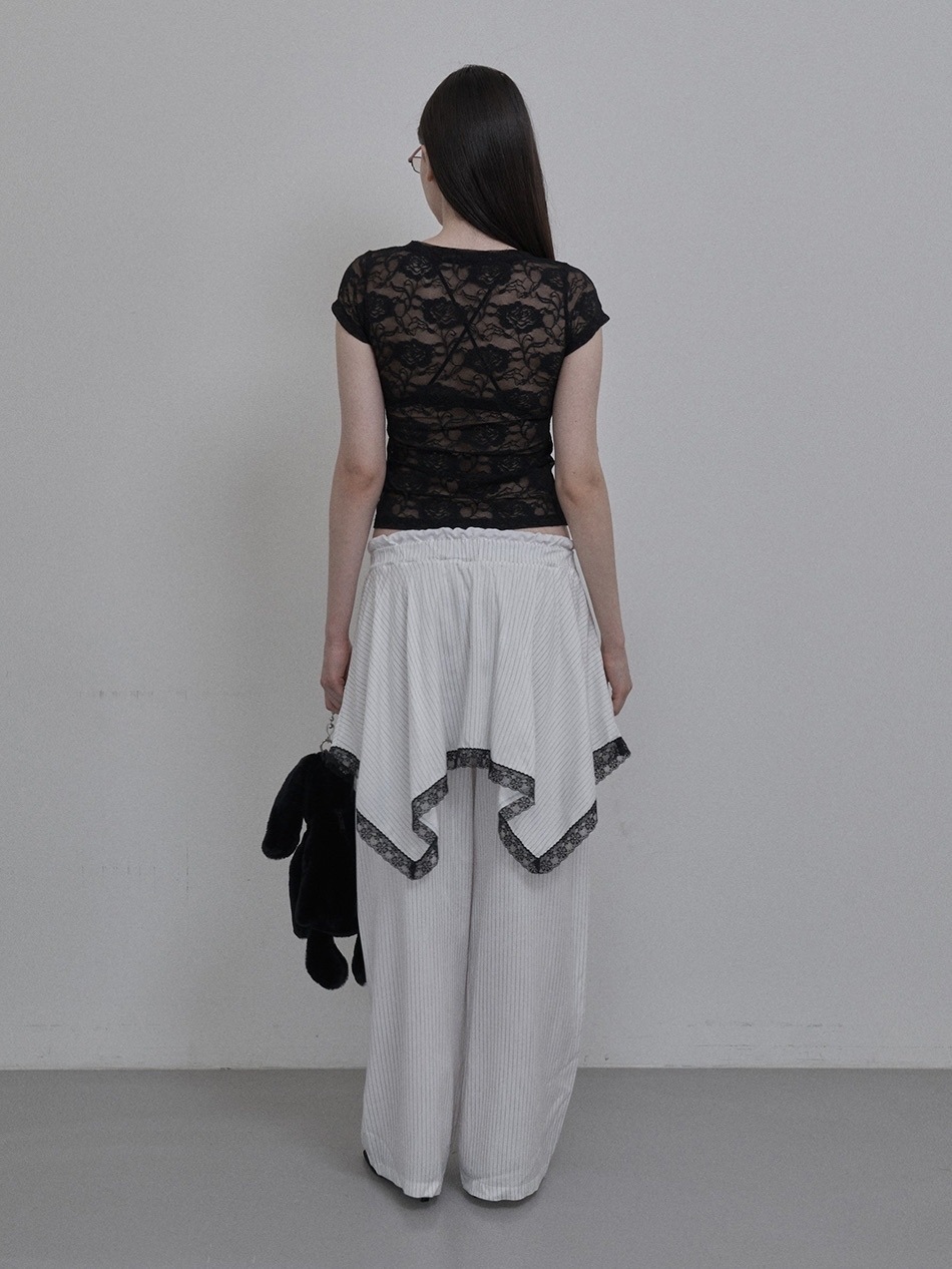 6/27再入荷【SETUP‐EXE】33 LACE TOP | OUR BRAND,SETUP-EXE