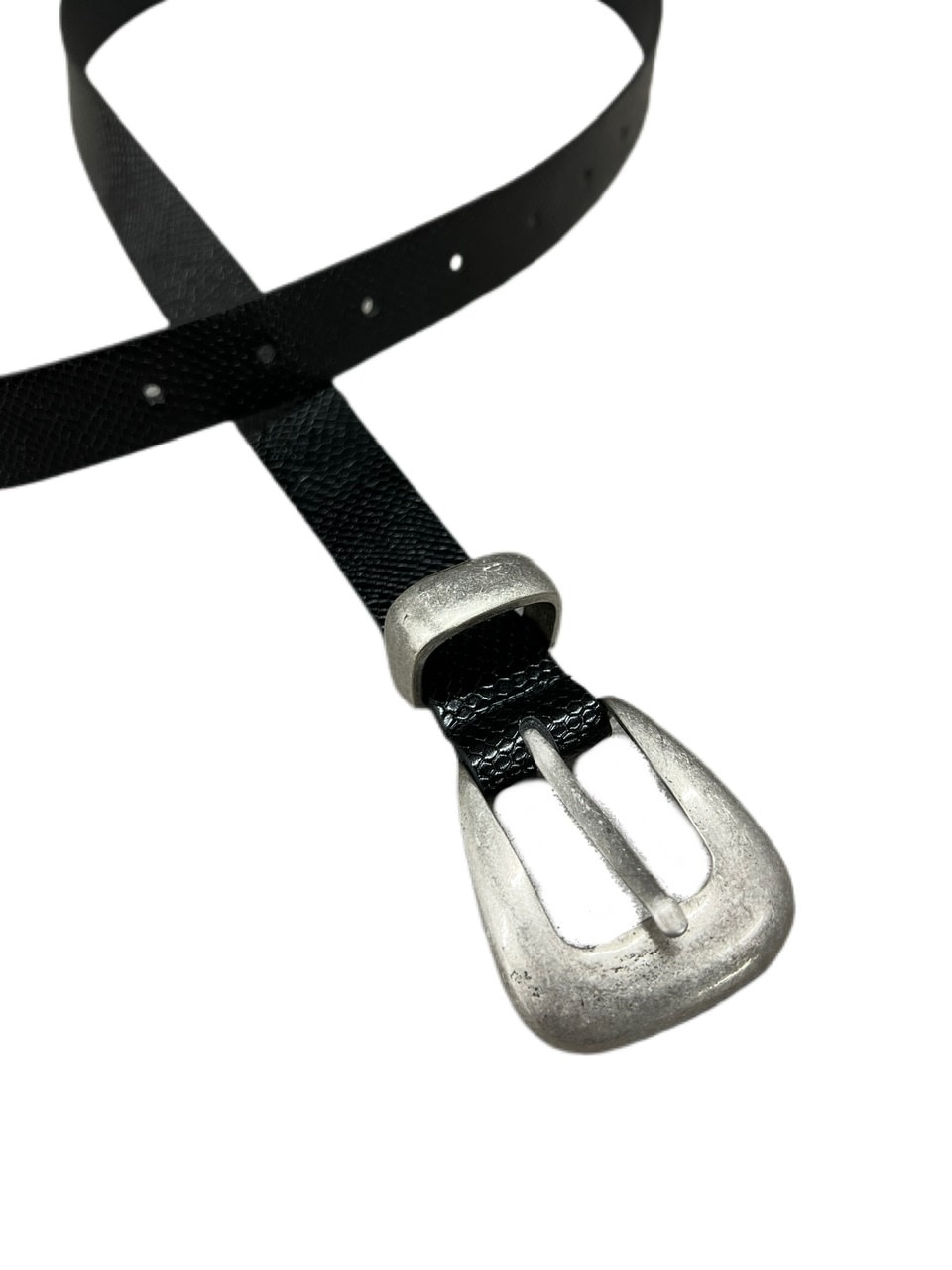 受注制【Chikashitsu +】design buckle leather belt | OUR