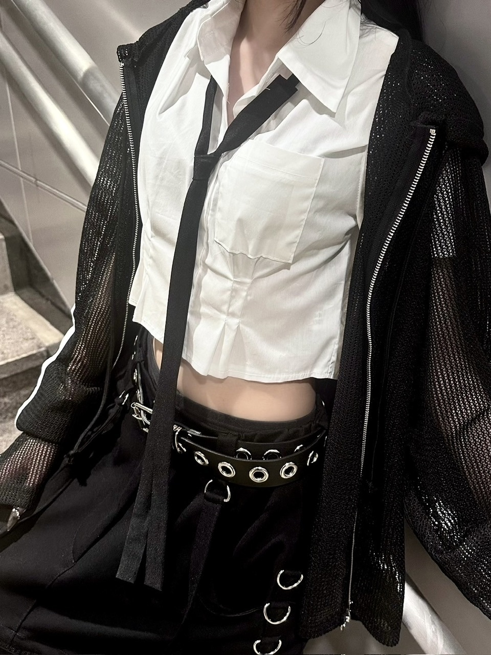 受注制【Never mind the XU】simple narrow tie (2color) | OUR BRAND