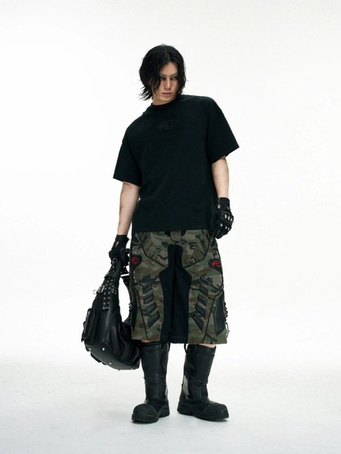 PERSONSOUL】Logo Embroidered Basic T-shirt | OUR BRAND,PERSONSOUL