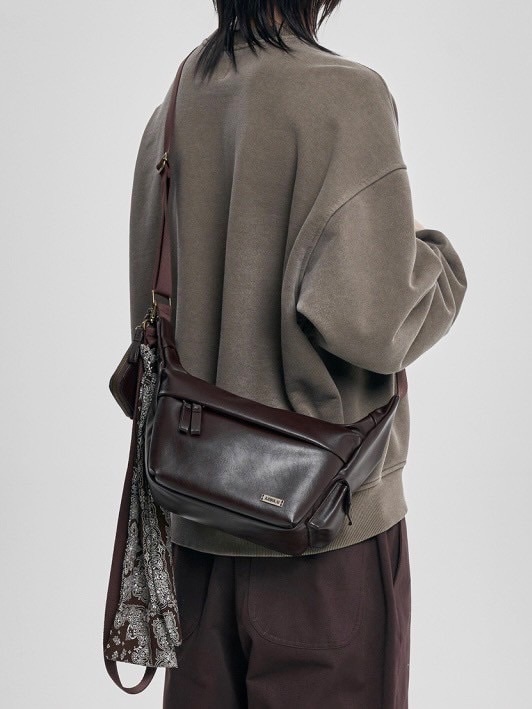 AJOBYAJO】Paisley Scarf Cross Bag & Neck Wallet