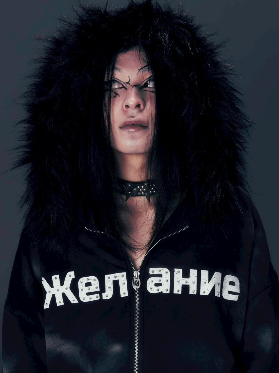【DIG YOUR OWN GRAVE】Желание FUR HOODIE DIG YOUR OWN GRAVE】Желание FUR HOODIE /【ディグユアオウン