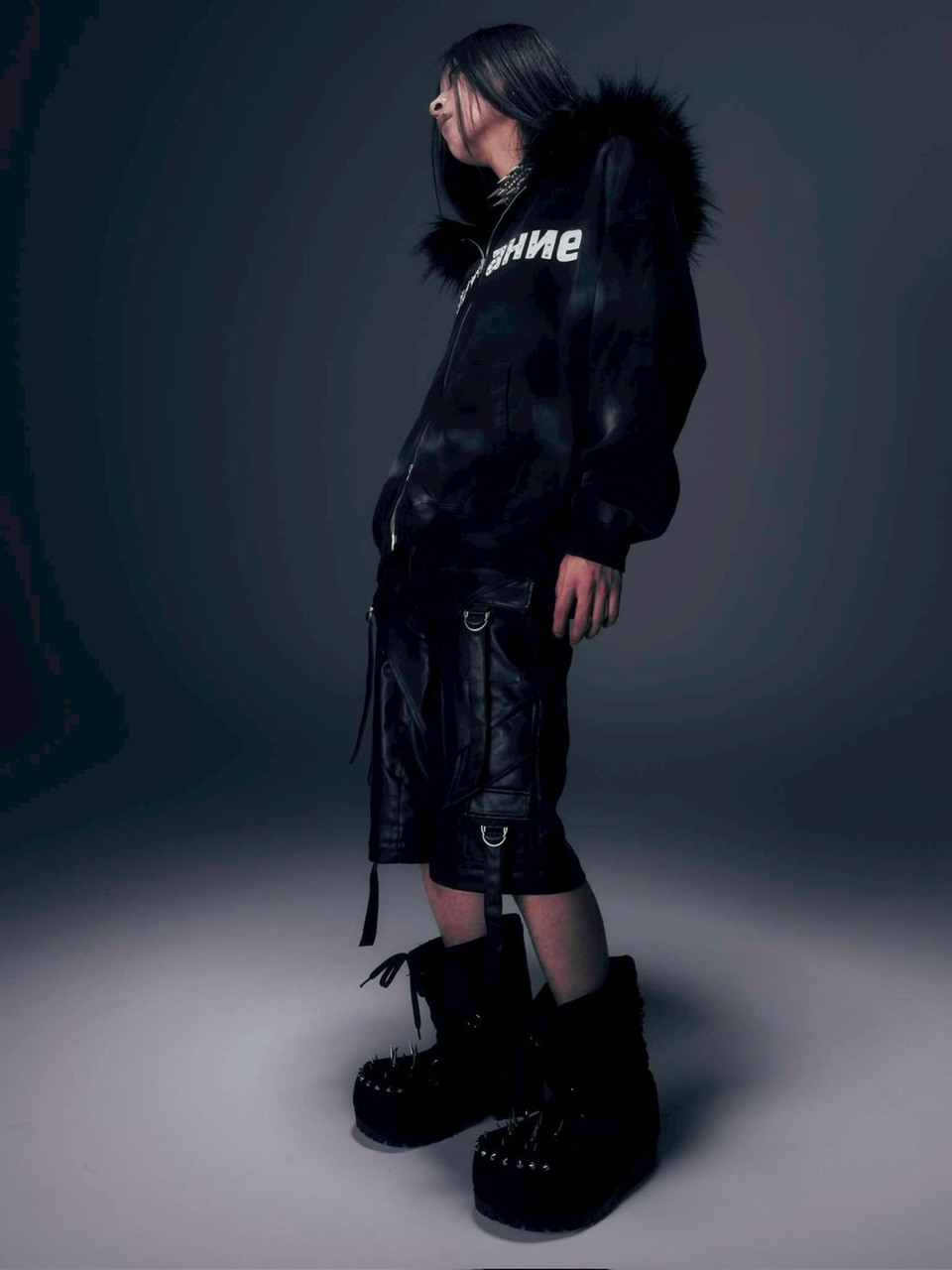 DIG YOUR OWN GRAVE】Желание FUR HOODIE /【ディグユアオウン