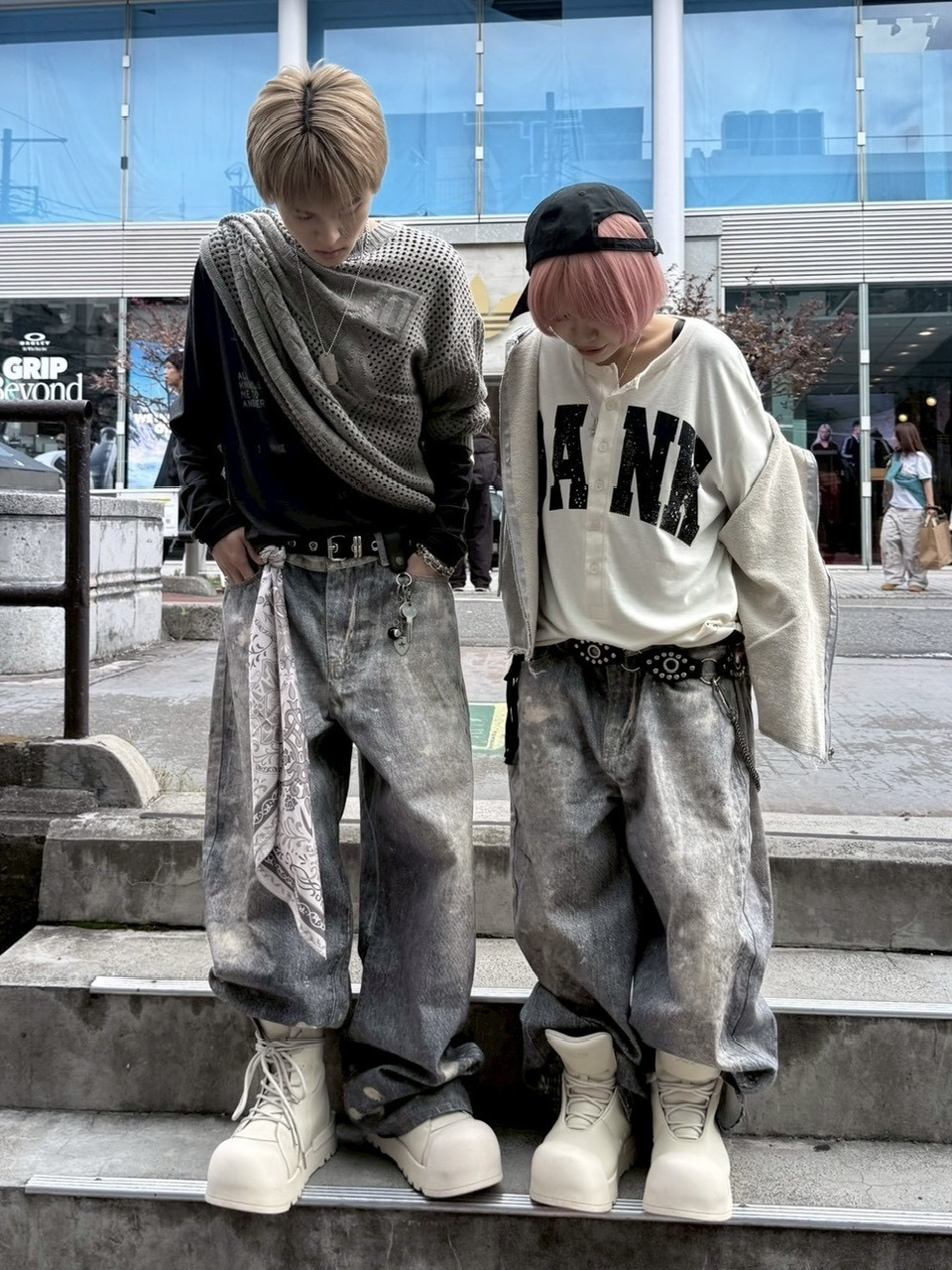 受注制【nmtc +】painted denim wide pants / 【エヌエムティーシープラス】ペイントデニムワイドパンツ