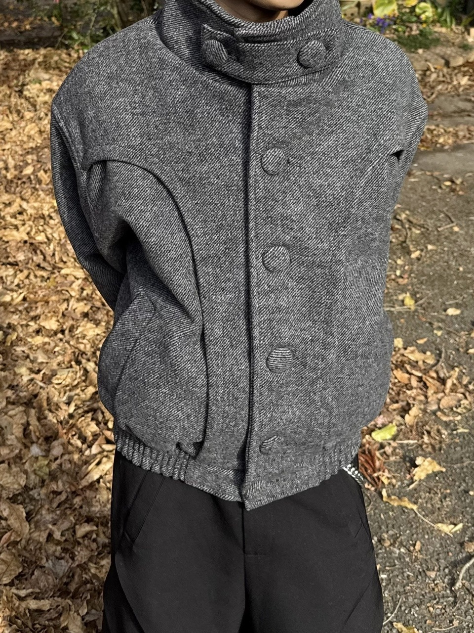 受注制【RENOL】stand collar jacket