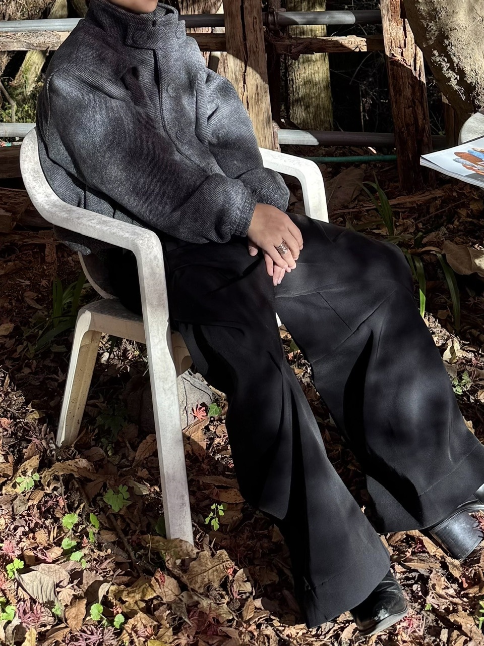 受注制【RENOL】stand collar jacket