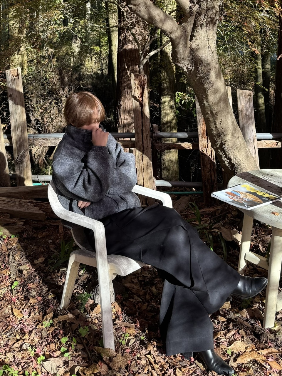 受注制【RENOL】stand collar jacket