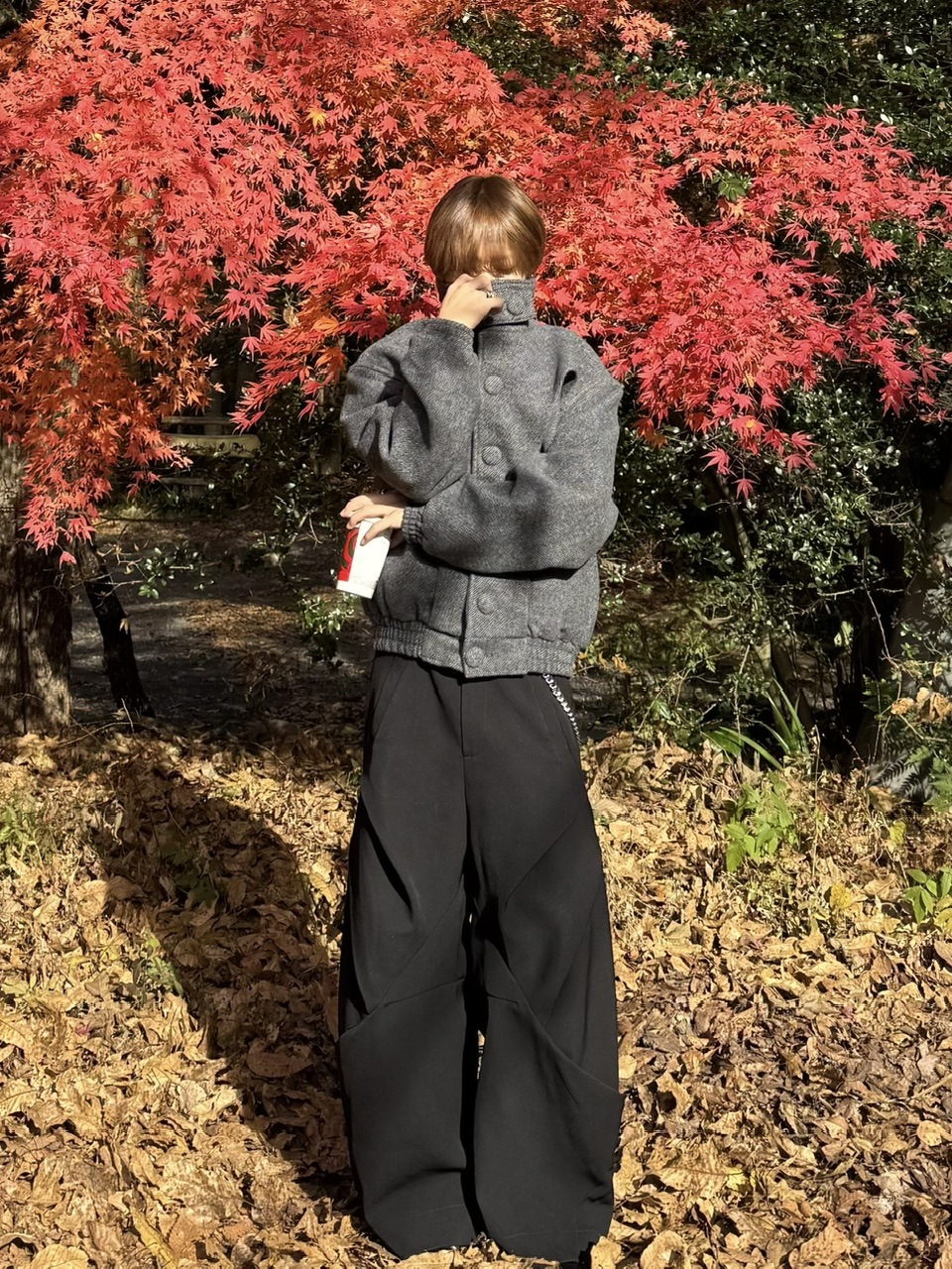 受注制【RENOL】stand collar jacket