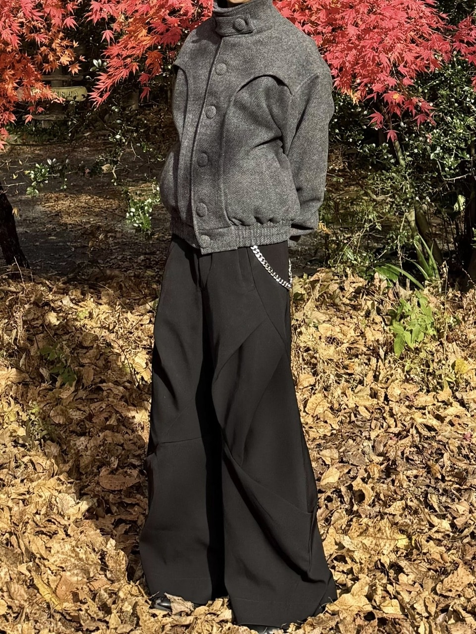 受注制【RENOL】stand collar jacket