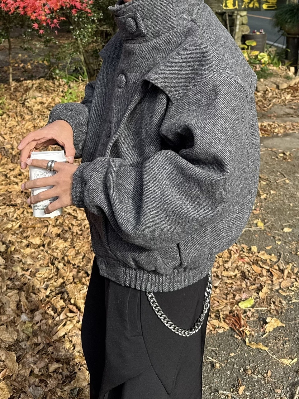 受注制【RENOL】stand collar jacket