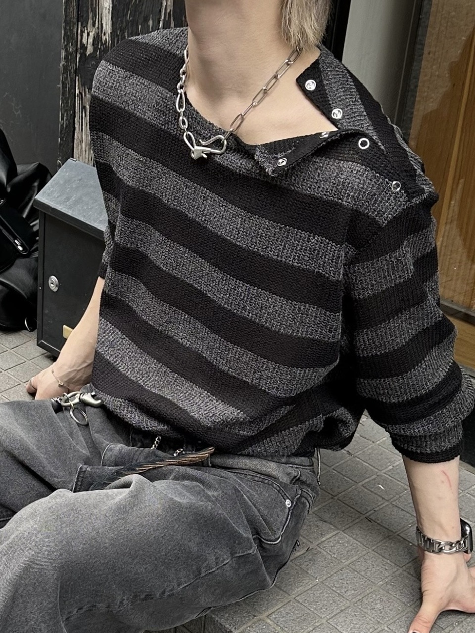 大阪店WEB限定受注制【Chikashitsu +】shoulder snap border