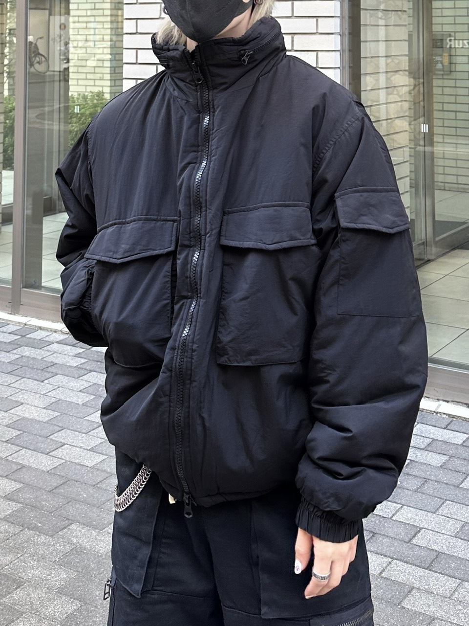 大阪店WEB限定【Chikashitsu +】flight padded jacket (3color) | OUR  