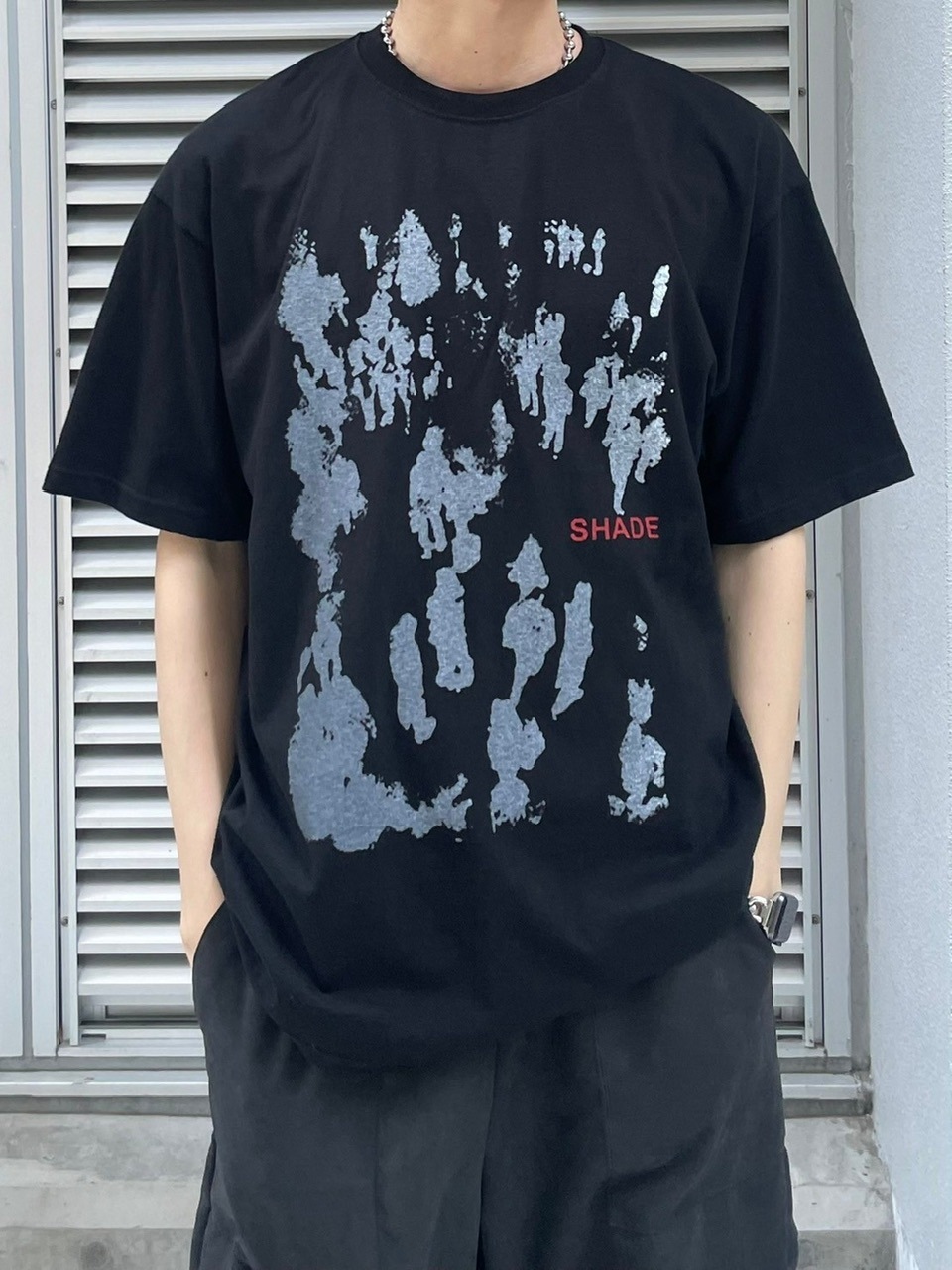 Chikashitsu +】paint graphic t-shirt 2 (2color) | ITEM,TOPS