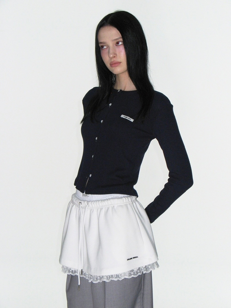 ★CRANK★MICRO FLARED SKIRT_WHITE★正規品/韓国直送料込/人気 CRANK】MICRO FLARED SKIRT | OUR BRAND,CRANK | PRESSING WEB SHOP