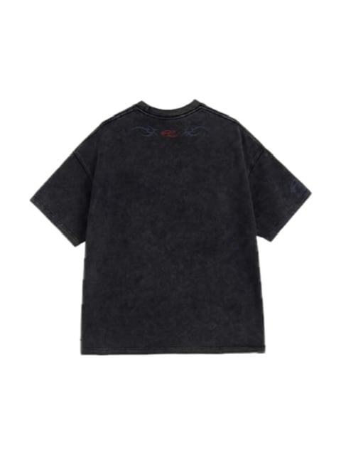 PERSONSOUL 半袖Ｔシャツ BASIC LOGO WASHED OVERSIZED T-SHIRT Personsoul Basic Logo Washed Oversized T-Shirt - personsoul