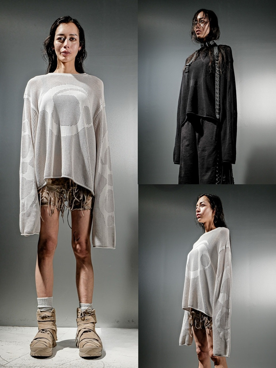 DIG YOUR OWN GRAVE】MESH DIG LOGO KNIT / 【ディグユアオウン