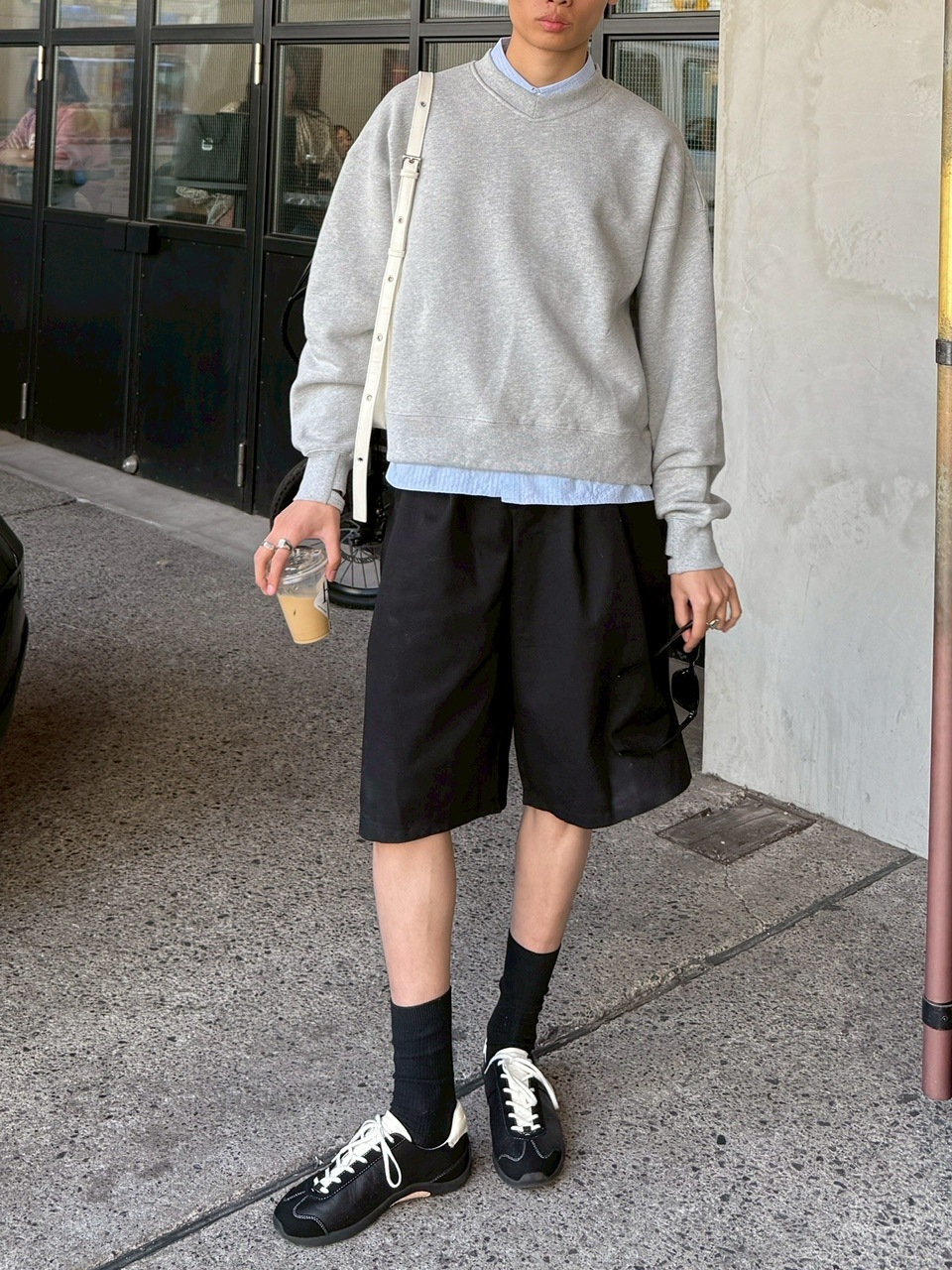 東京店WEB限定【Chikashitsu +】2tuck Bermuda pants (2color)