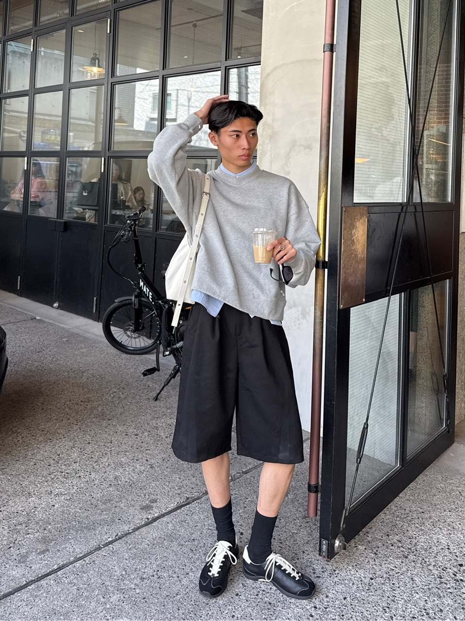 東京店WEB限定【Chikashitsu +】2tuck Bermuda pants (2color)