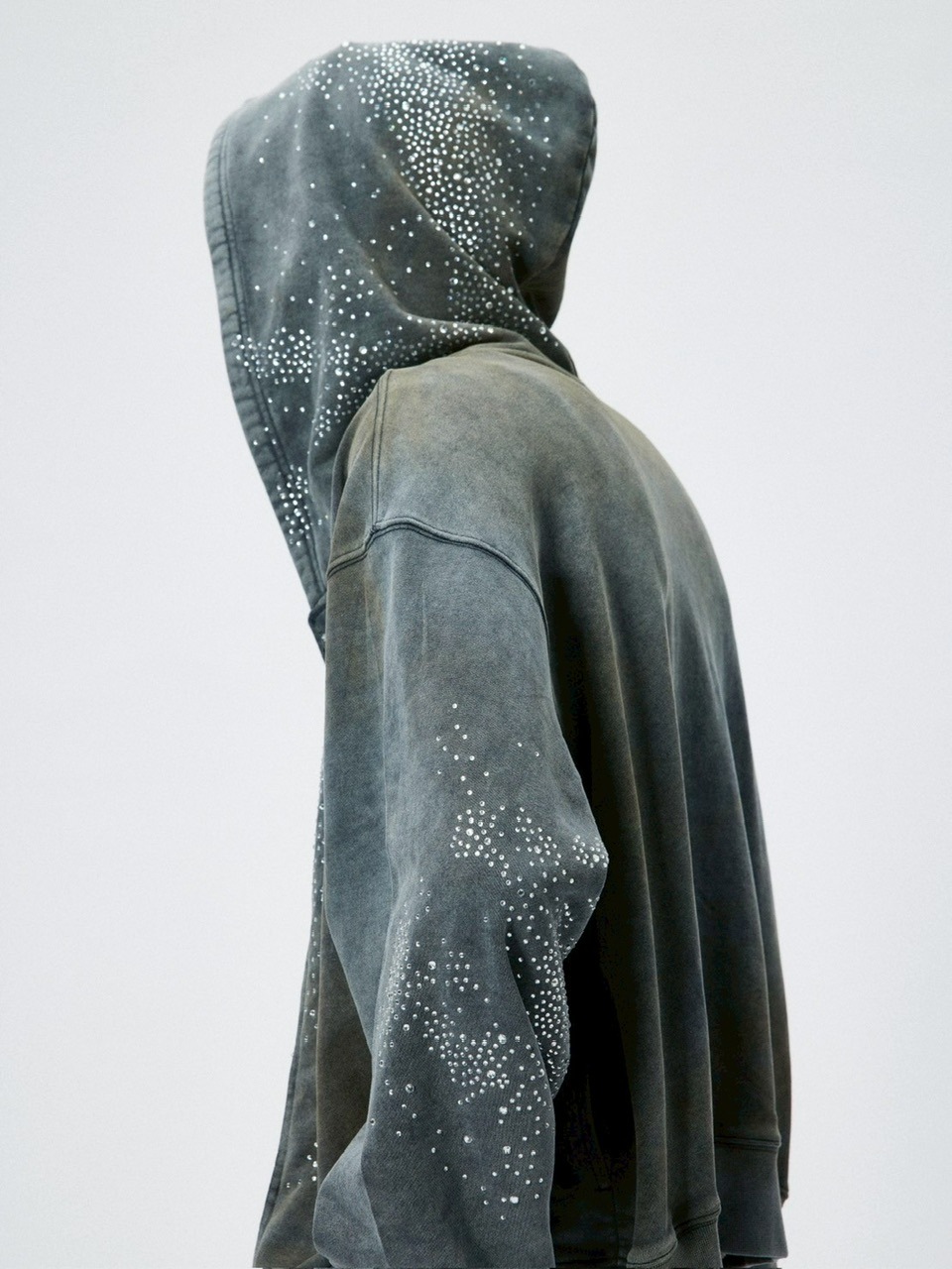 DND4DES*日本未入荷 ダーティーウォッシュド/ルーズ Hoodie DND4DES*日本未入荷 ダーティーウォッシュド/ルーズ Hoodie