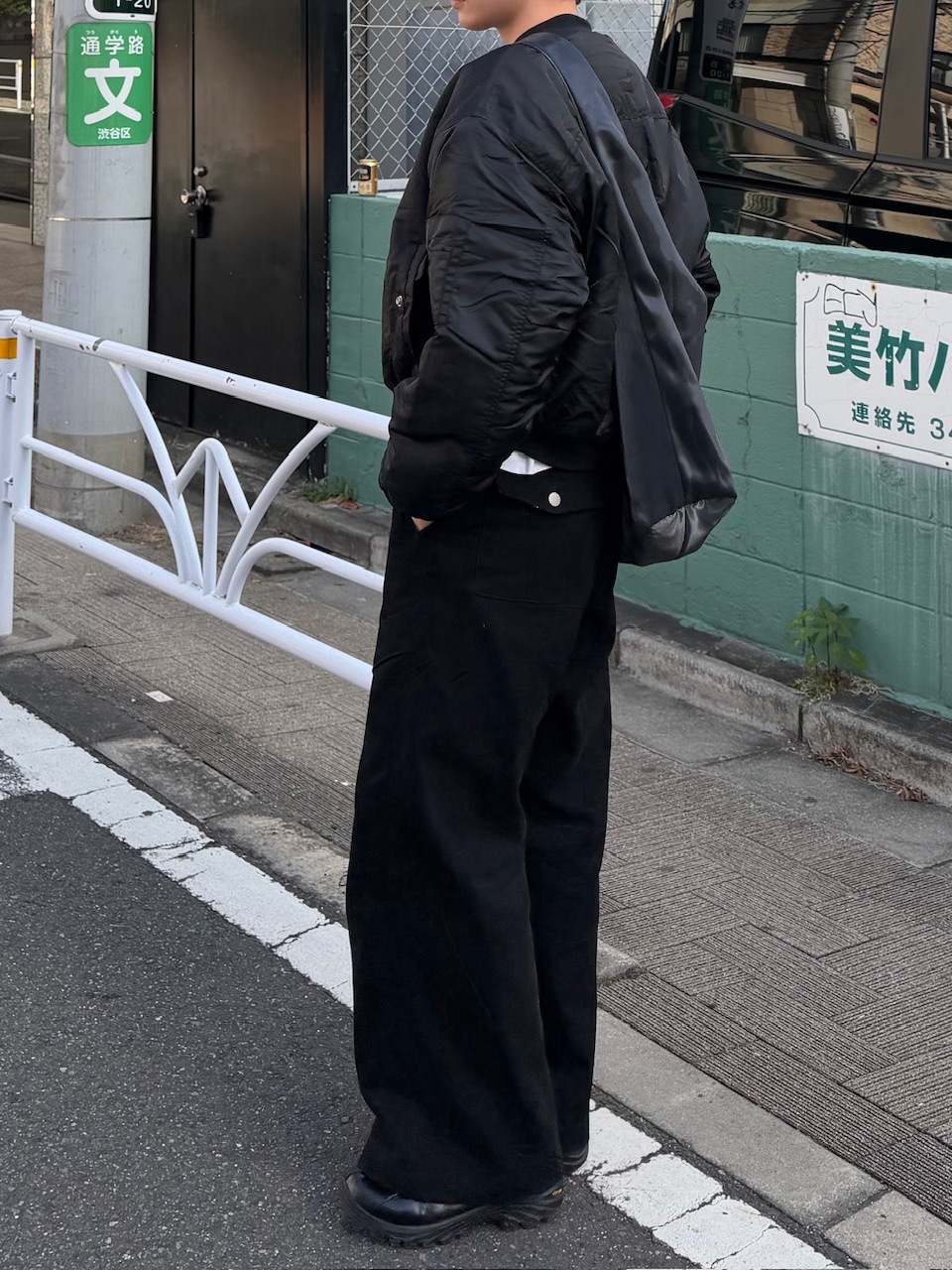 東京店WEB限定受注制【Chikashitsu +】cropped ma-1 jacket