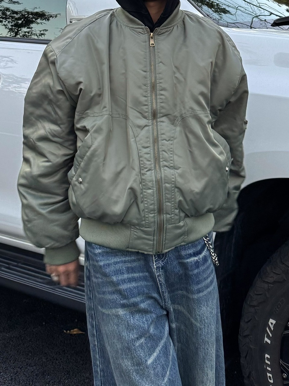 受注制 RENOL simple MA-1 jacket カーキ 受注制【RENOL】simple MA-1 jacket (2color) | OUR BRAND,RENOL