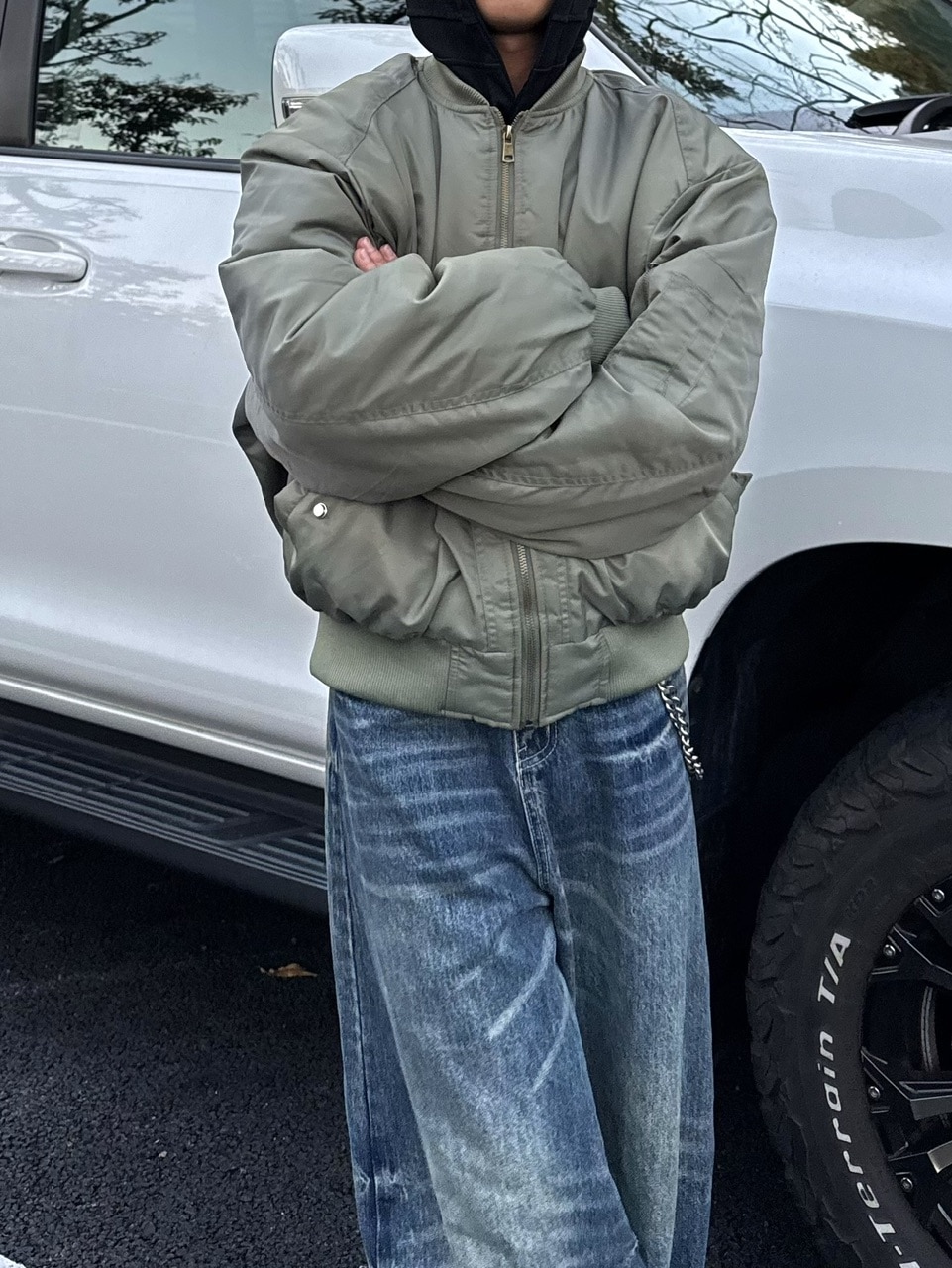 RENOL】simple MA-1 jacket (2color) | OUR BRAND,RENOL | PRESSING