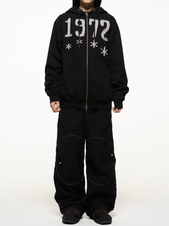 THECOLDESTMOMENT】1972 hooded zip-up | OUR BRAND,THECOLDESTMOMENT