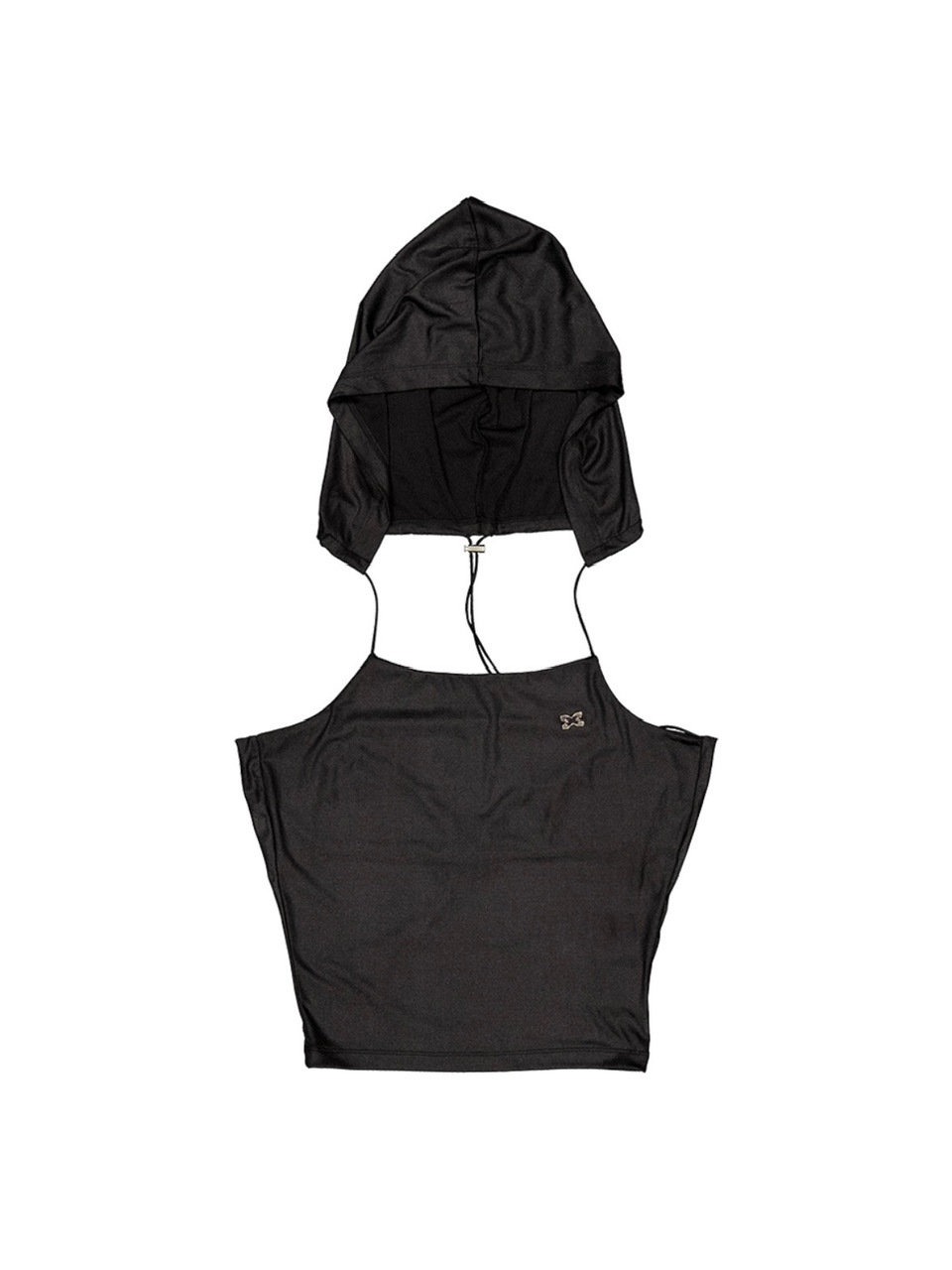 ★SETUP-EXE★LACE HOOK SLEEVELESS / BLACK★正規品/韓国送料込 SETUP‐EXE】HALTER HOOD SLEEVELESS | OUR BRAND,SETUP-EXE