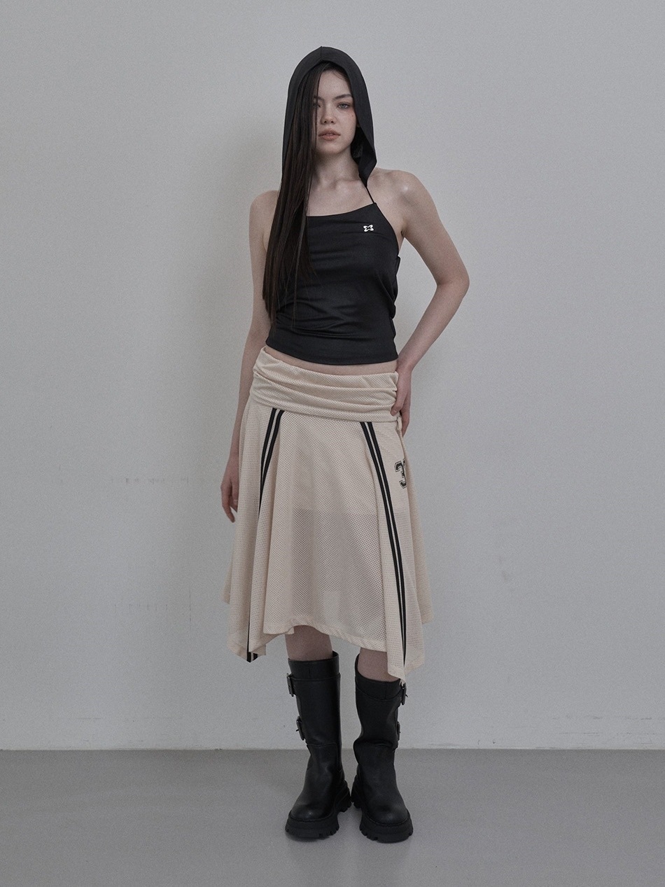 韓国 キャミ ストリング [SETUP-EXE] STRING HALTER NECK TOP SETUP‐EXE】HALTER HOOD SLEEVELESS | OUR BRAND,SETUP-EXE