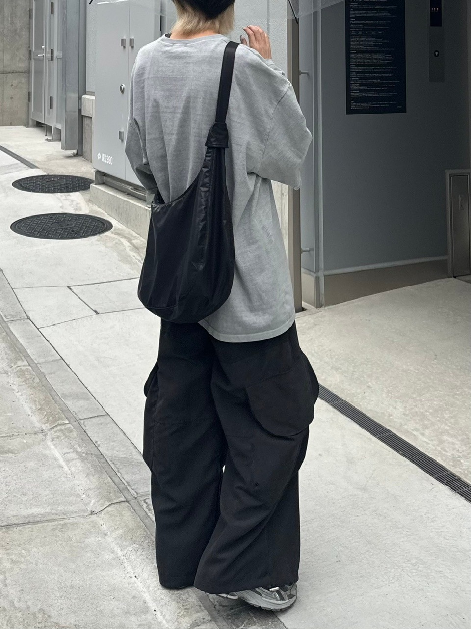 【Chikashitsu +】layered long sleeve 大阪店WEB限定【Chikashitsu +】shoulder zip long sleeve