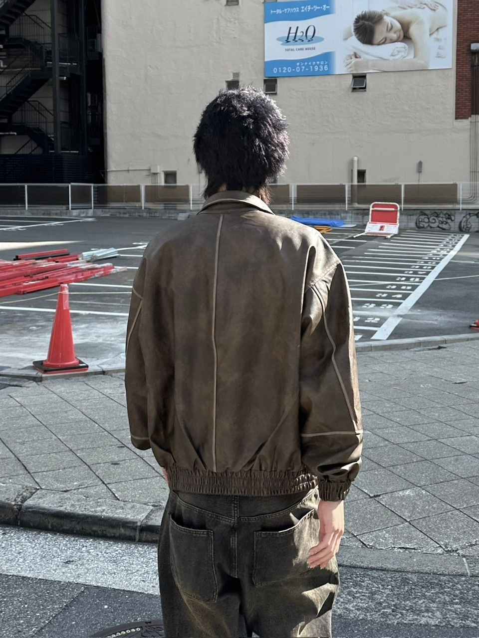 大阪店WEB限定受注制【Chikashitsu +】washing vegan leather
