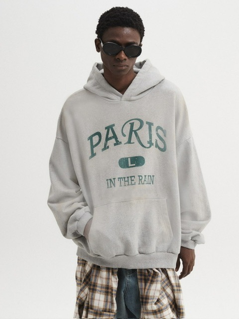 ◇DNSR◇ Oversized Paris hoodie gray DNSR】Oversized Paris Hoodie | OUR BRAND,DNSR | PRESSING WEB