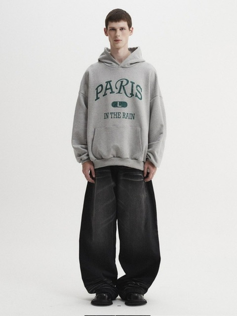 ◇DNSR◇ Oversized Paris hoodie gray DNSR】Oversized Paris Hoodie | OUR BRAND,DNSR | PRESSING WEB